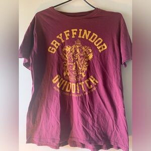 Gryffindor Quidditch Tshirt Juniors Size Large